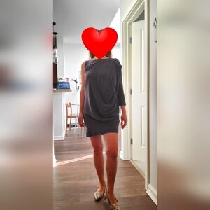 Gorgeous silk draped dress